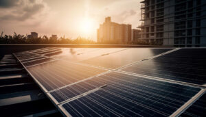 commercial solar panel installation in Colchester
